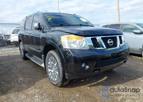 2015 Nissan Armada Platinum from USA, damaged, VIN 5N1AA0NEXFN612770